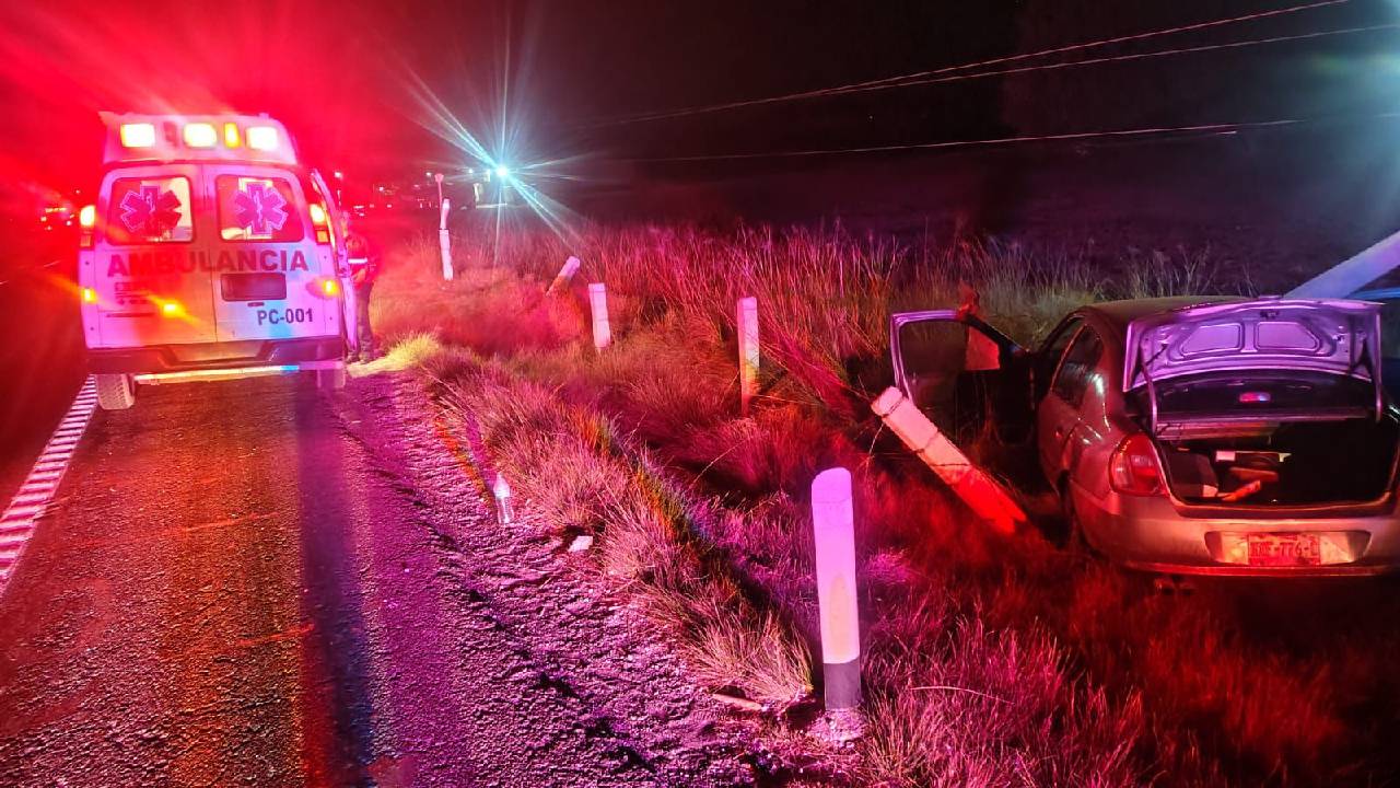 Atiende Dirección de Seguridad Pública accidente vehicular en la carretera México–Veracruz