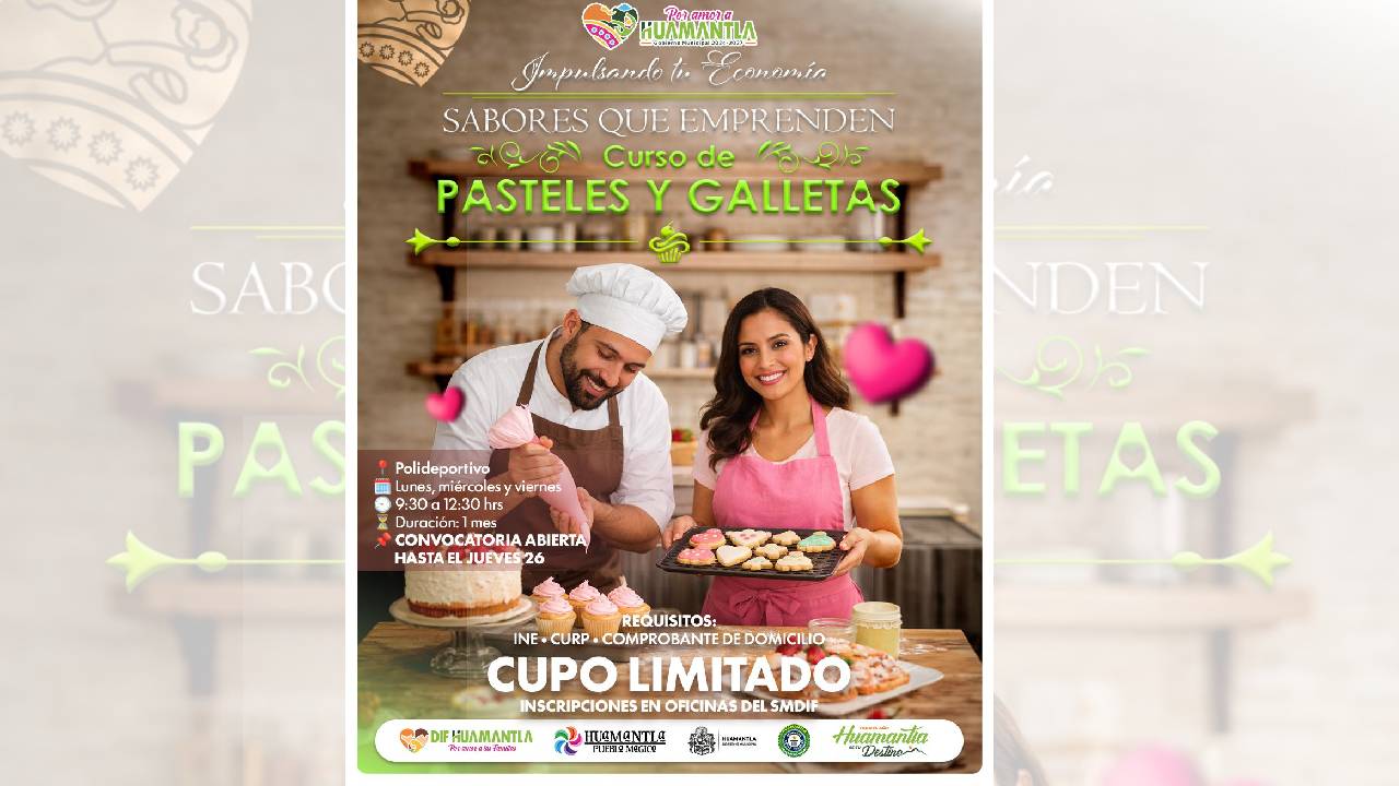 SMDIF Huamantla impulsa el emprendimiento con el curso “Sabores que Emprenden”