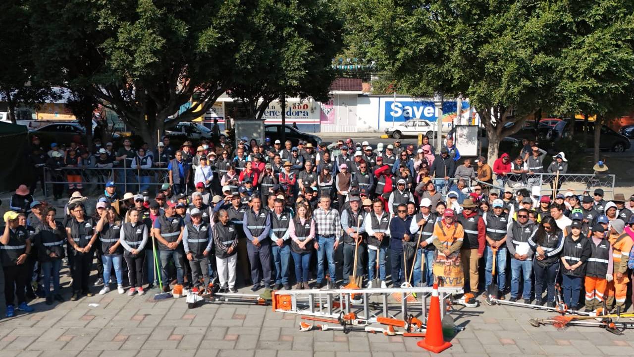 Alcalde Alfonso Sánchez García Encabeza Macrofaena en Acuitlapilco para Continuar con el Rescate de la Ciudad