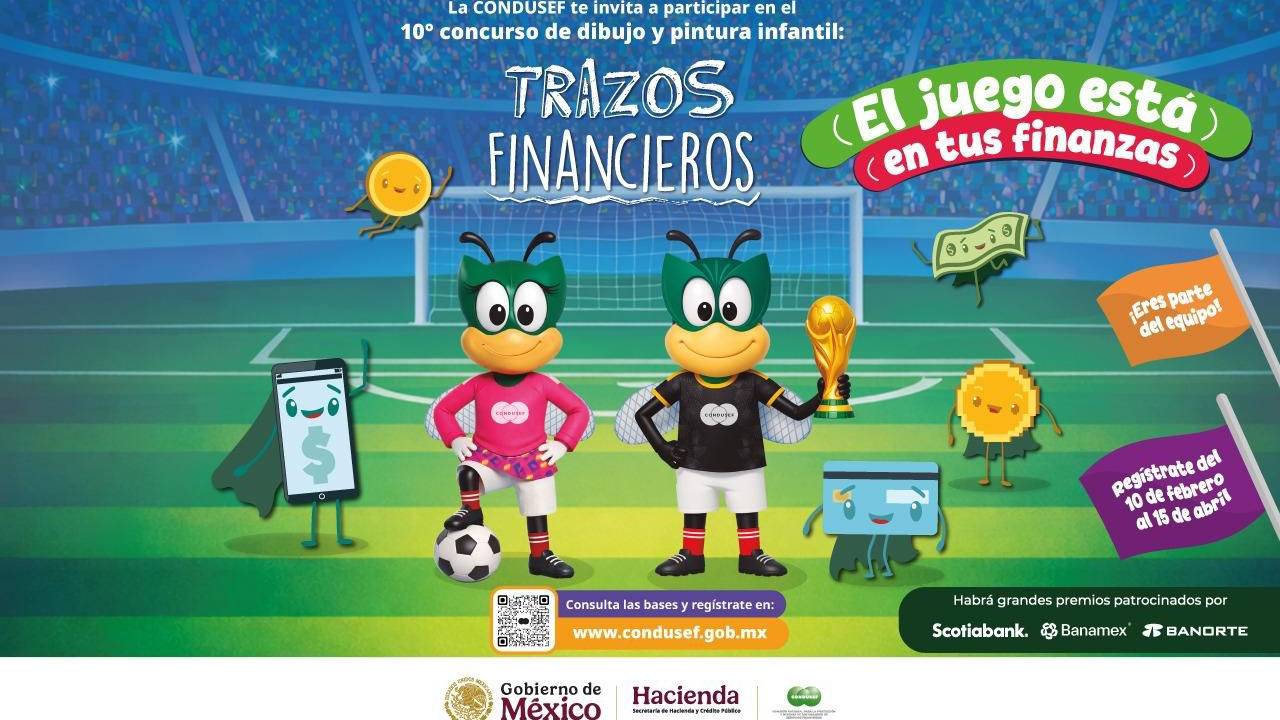 Invitamos a Niñas y Niños de Huamantla a Participar en el 10° Concurso Infantil “Trazos Financieros”