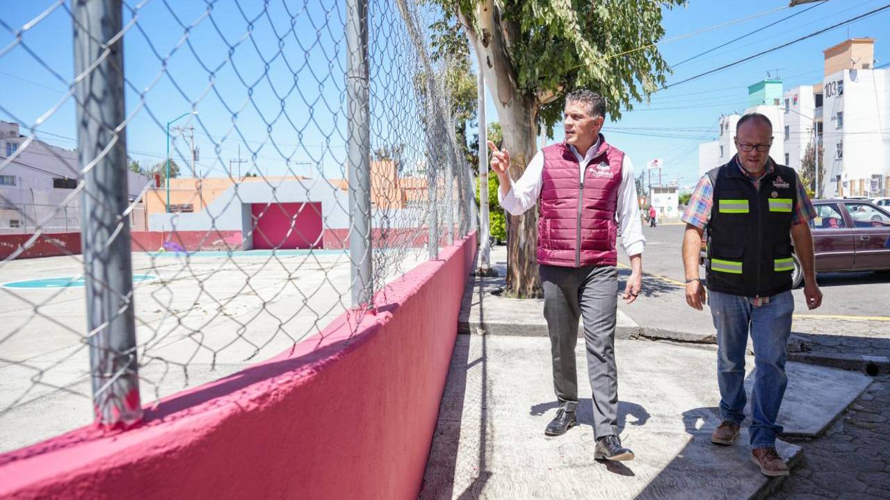 Supervisa Alcalde Alfonso Sánchez García Trabajos de Mejoramiento Urbano en Tlapancalco