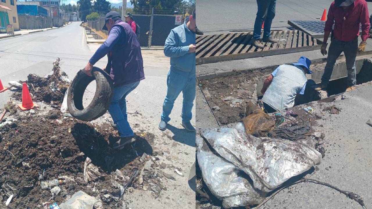 CAPAMH refuerza trabajos de limpieza y mantenimiento para prevenir afectaciones en temporada de lluvias