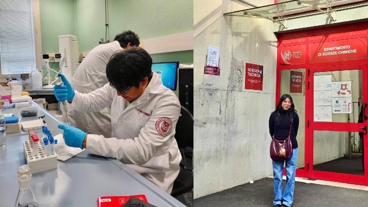 Estudiantes del CIGyA-UATx concluyeron estancia de investigación en la Universidad de Padua, Italia