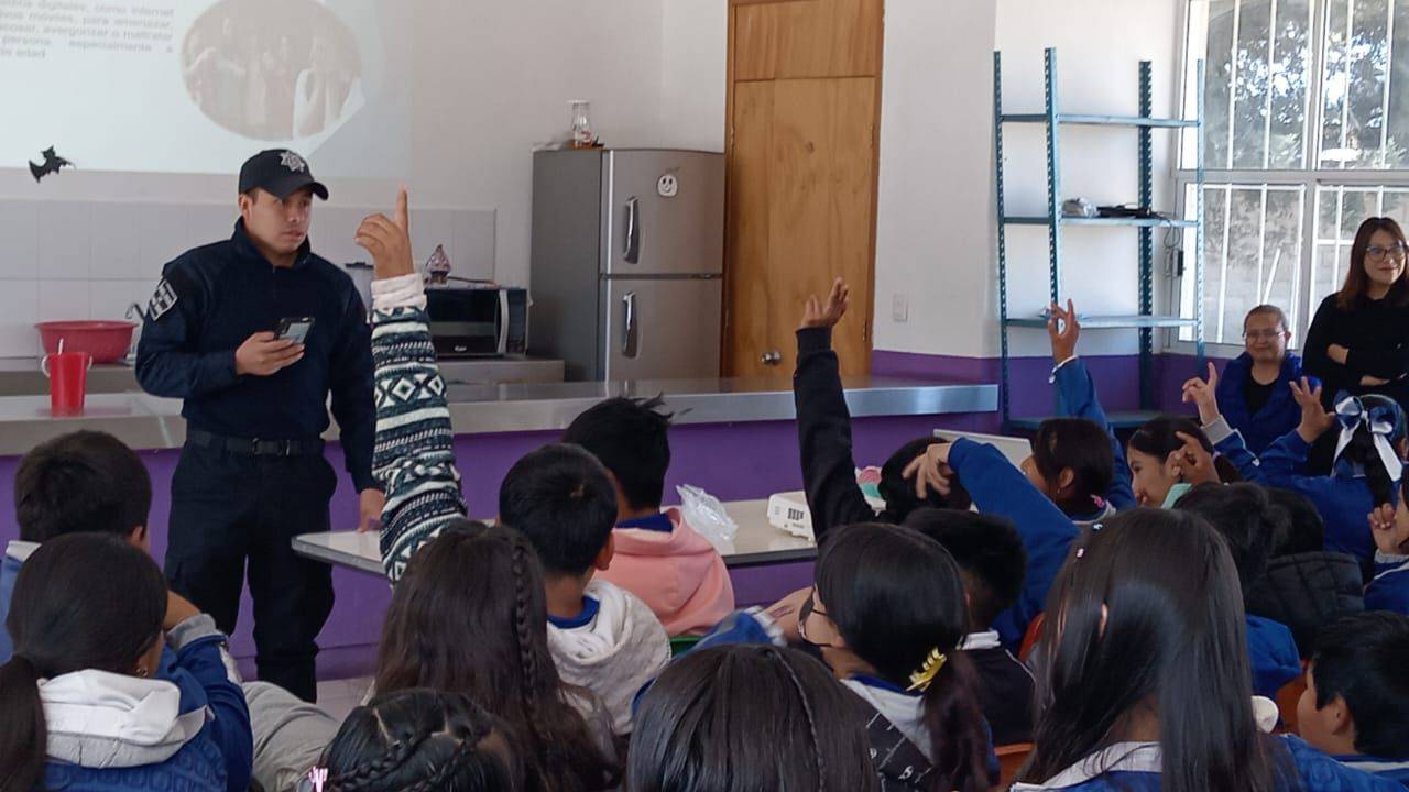 Fortalece Huamantla la seguridad con acciones de proximidad social y prevención en comunidades y escuelas