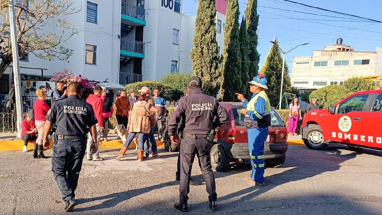 Atiende Policía Municipal Fuga de Gas en Tlapancalco