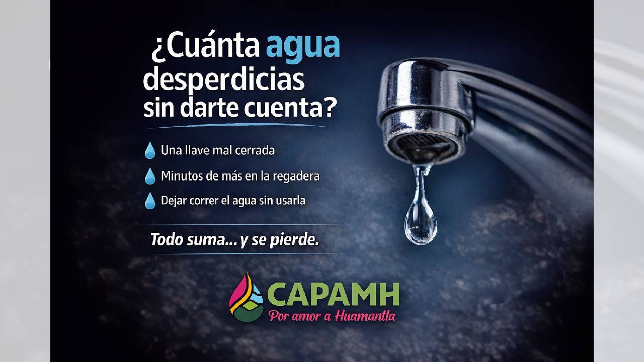 No todo el desperdicio de agua es visible… pero sí es real.