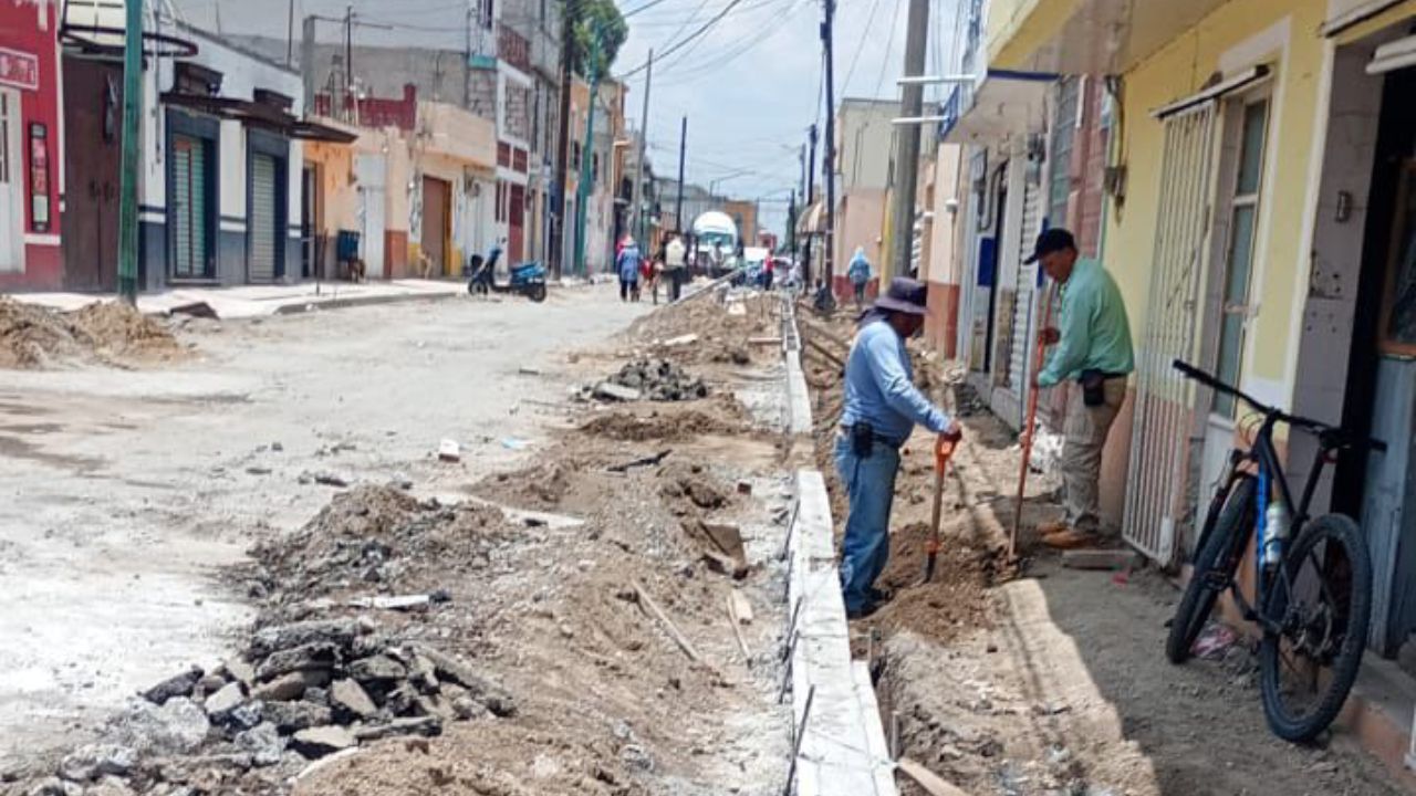 CAPAMH fortalece infraestructura sanitaria y atiende reportes en distintos puntos de Huamantla