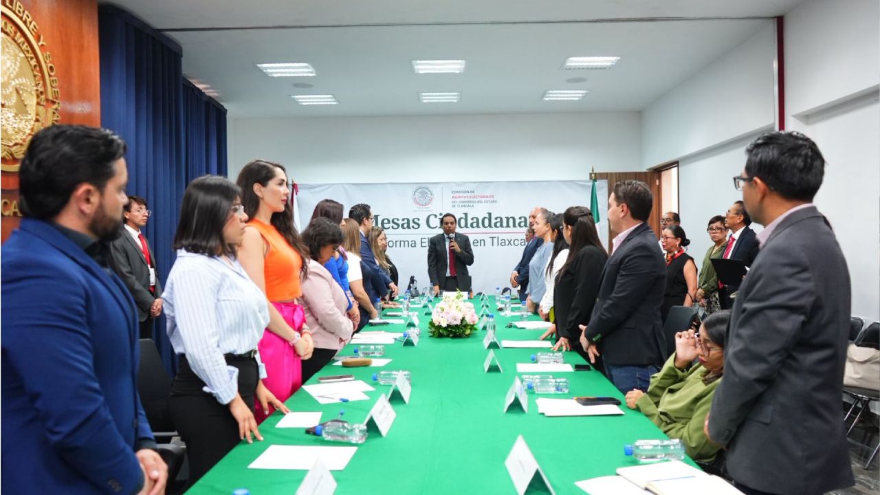 Inician en el Congreso, Mesas Ciudadanas para la Reforma Electoral en Tlaxcala 2026