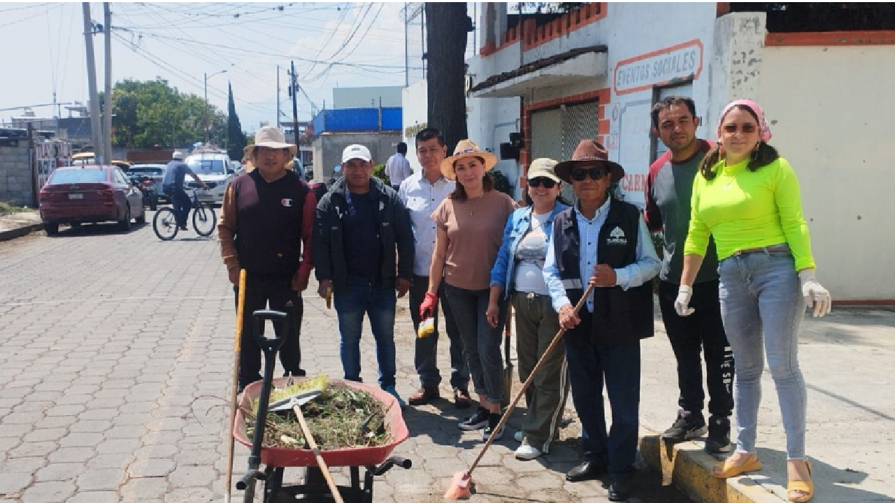 Avanza segunda etapa de “Más territorio, menos escritorio” en el Sabinal, Ixtulco y Tizatlán con obras de mejora urbana