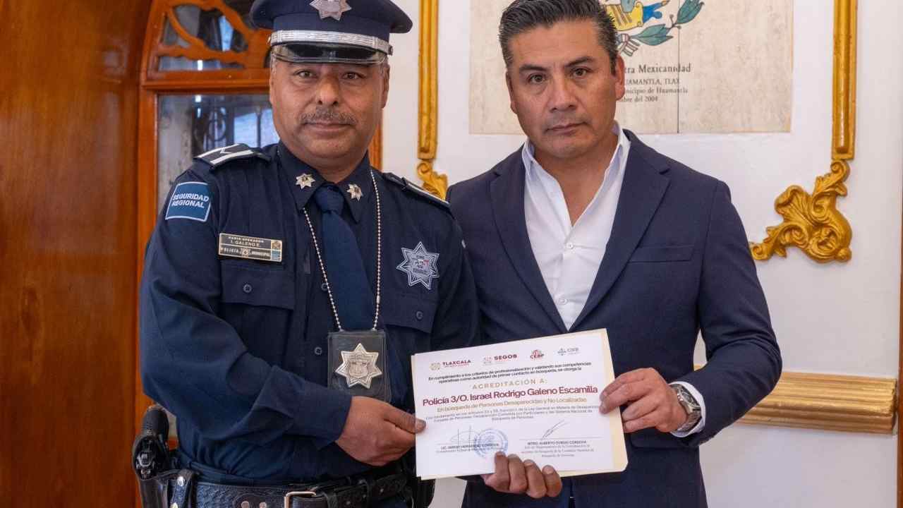 Capacita Huamantla a sus elementos y consolida cédula especializada en búsqueda de personas