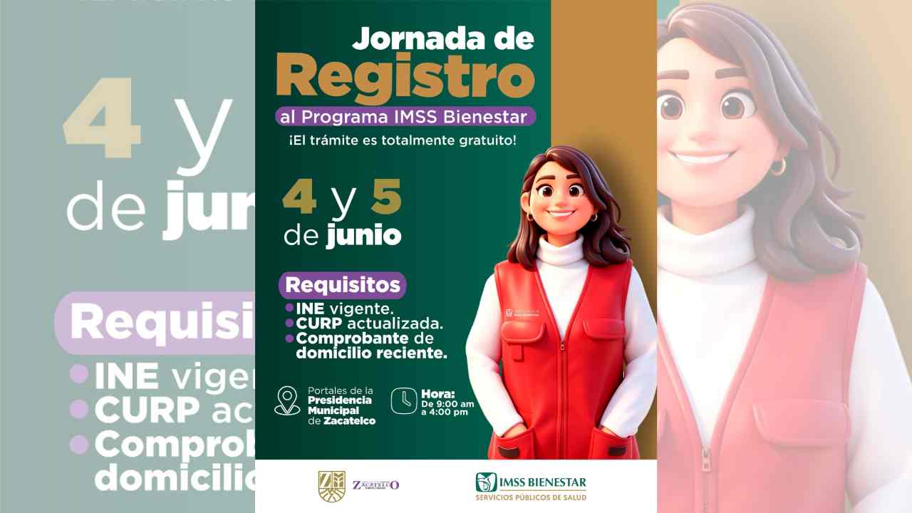 Gobierno Municipal de Zacatelco invita a registrarse al Programa IMSS Bienestar