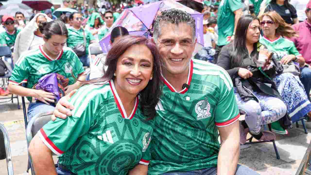Tlaxcala vive la pasión mundialista con el Fan Fest encabezado por Alfonso Sánchez y Lorena Cuéllar