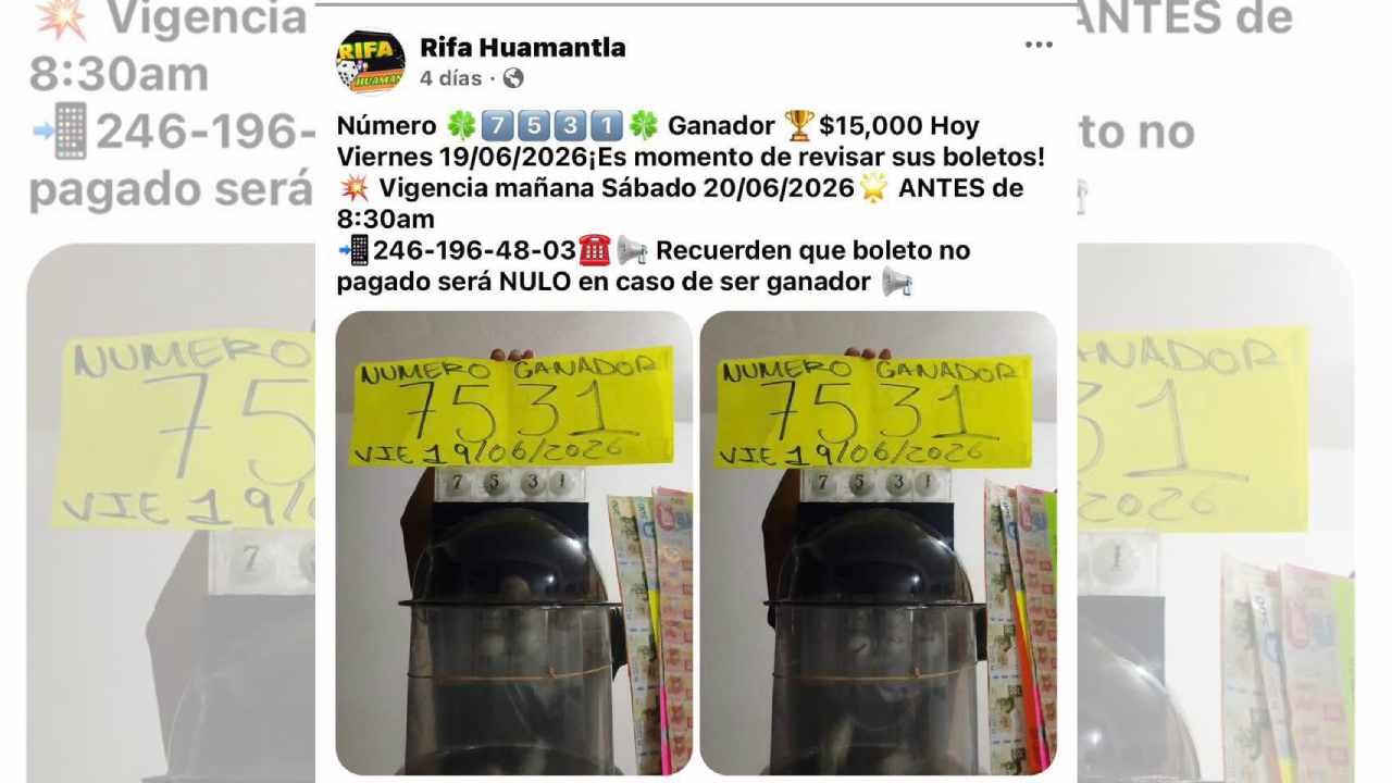 Salvador Santos Cedillo llama a la ciudadanía de Huamantla a extremar precauciones ante rifas y sorteos