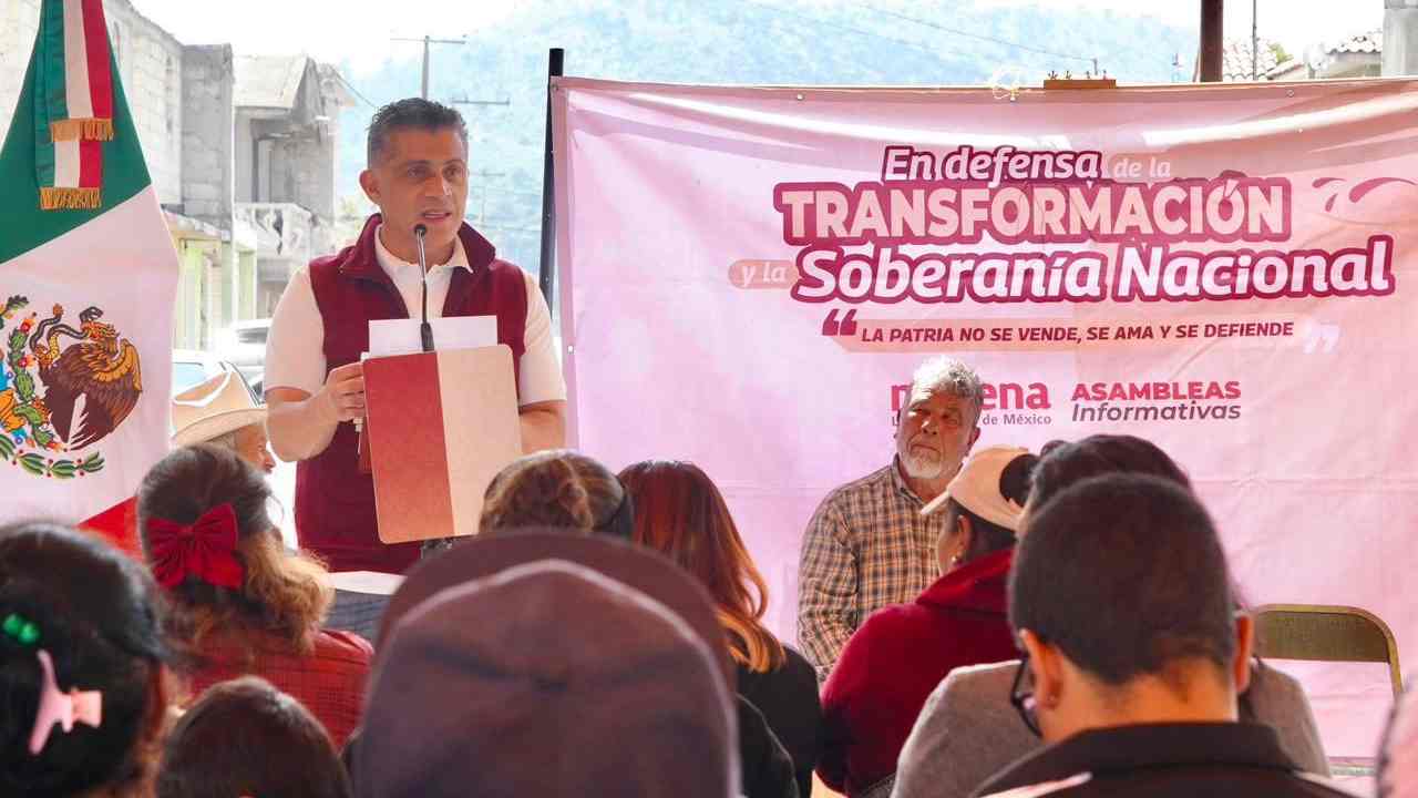Alfonso Sánchez García lleva información de la 4T y Morena a Huamantla y Tequexquitla