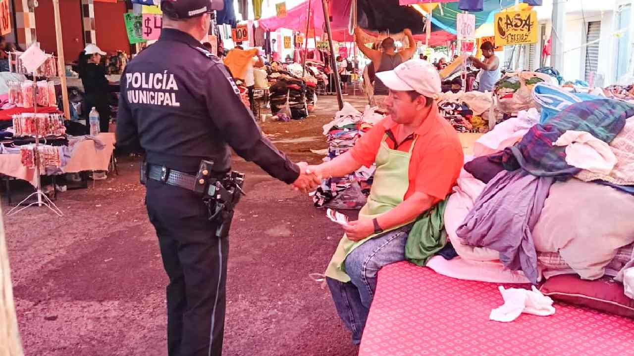Refuerza Ayuntamiento de Tlaxcala acciones permanentes de proximidad social en mercados y tianguis del municipio