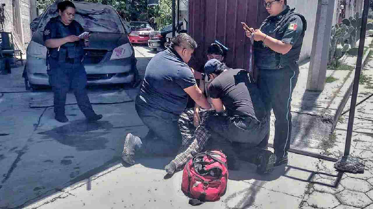 Elementos de la Policía Municipal de Tlaxcala y de Protección Civil atienden emergencia de adolescente lesionado