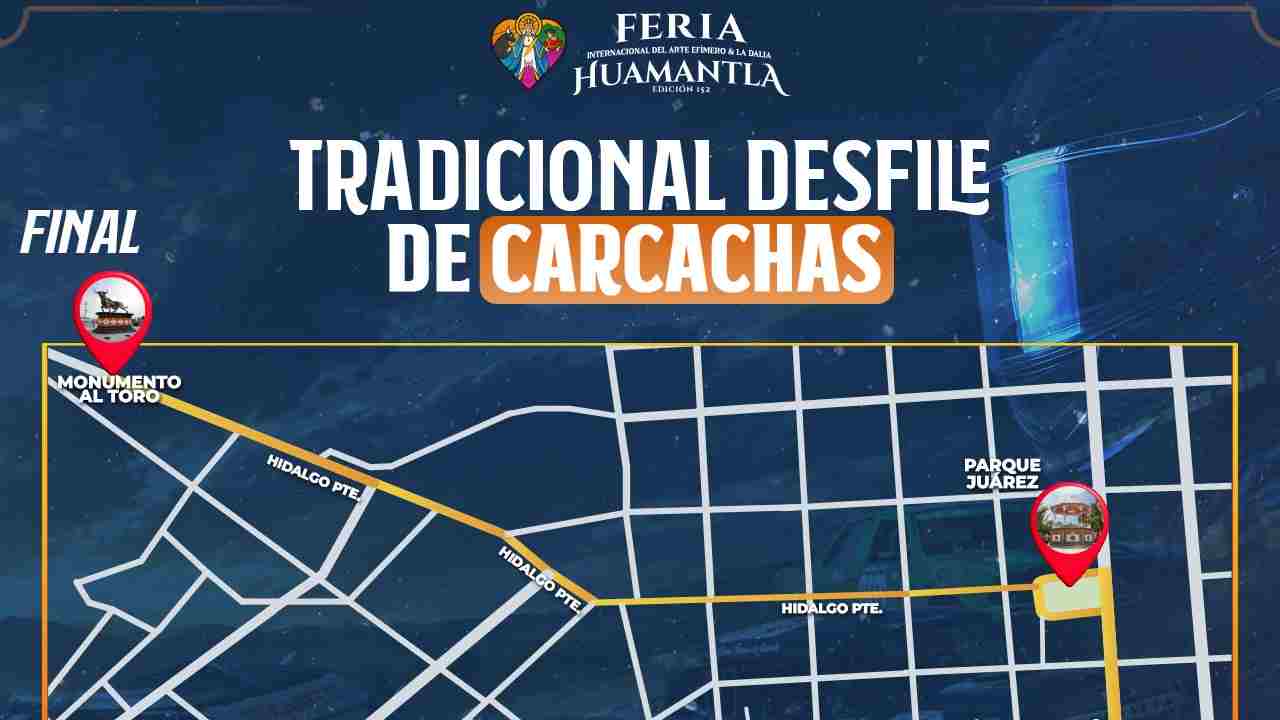 Desfile de carcachas recorrerá las calles de Huamantla este jueves