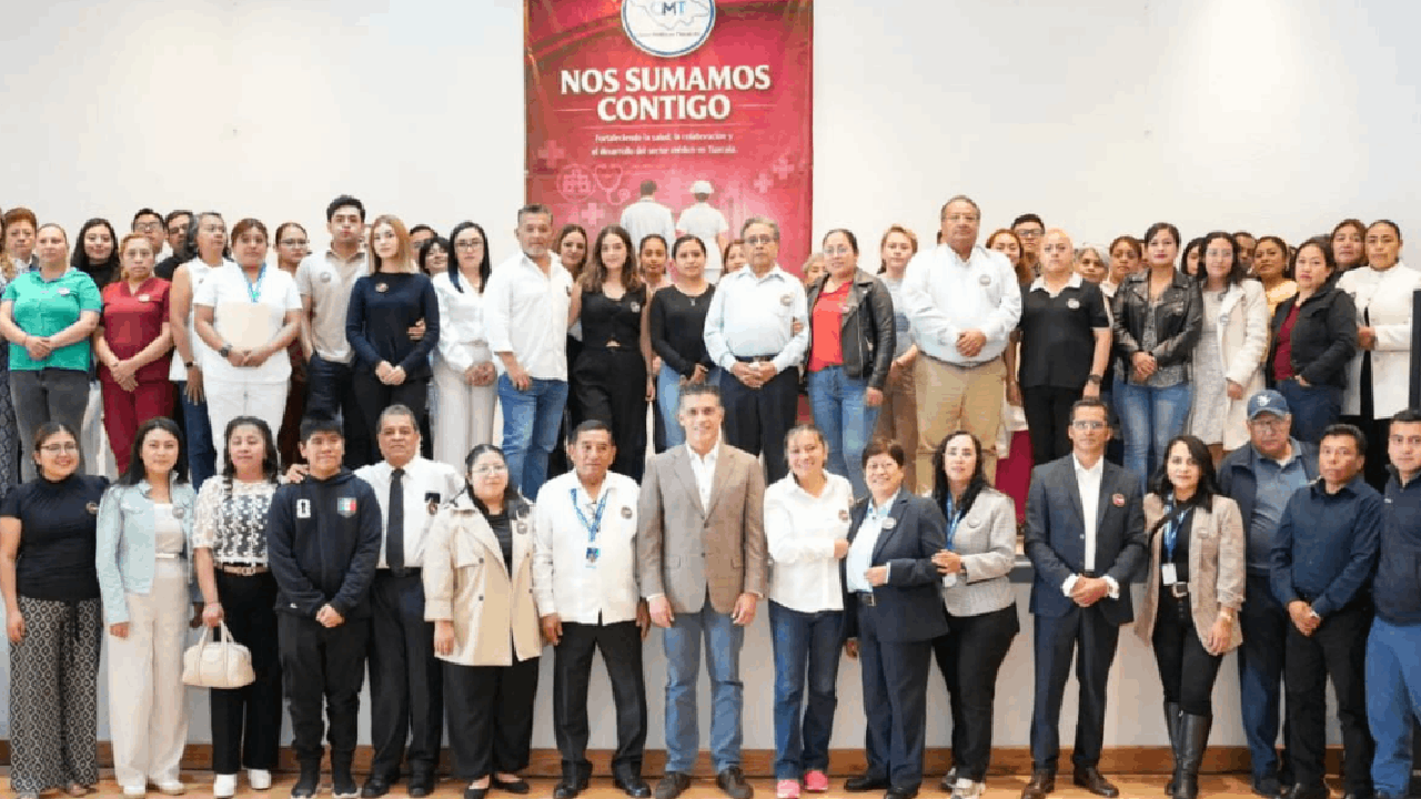 Alfonso Sánchez García recibe apoyo de Clúster Médico y los convoca a seguir trabajando por el bienestar de los tlaxcaltecas