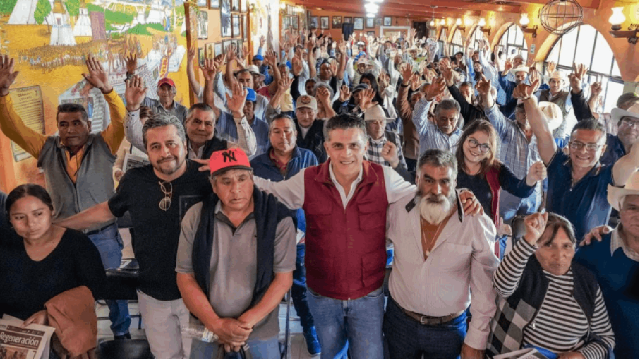 Ejidatarios y comisariados de Huamantla se suman con Alfonso Sánchez, respaldan su proyecto de defensa