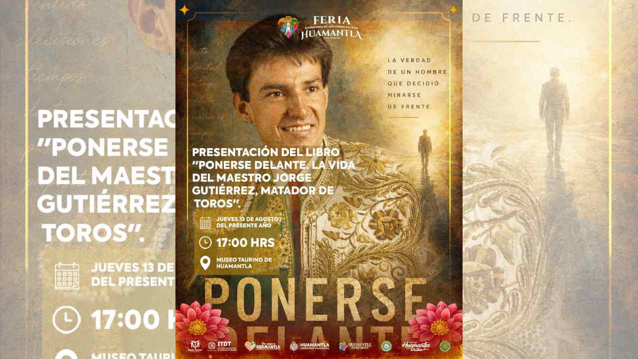 Huamantla recibirá la presentación del libro “Ponerse delante. La vida del maestro Jorge Gutiérrez, matador de toros”
