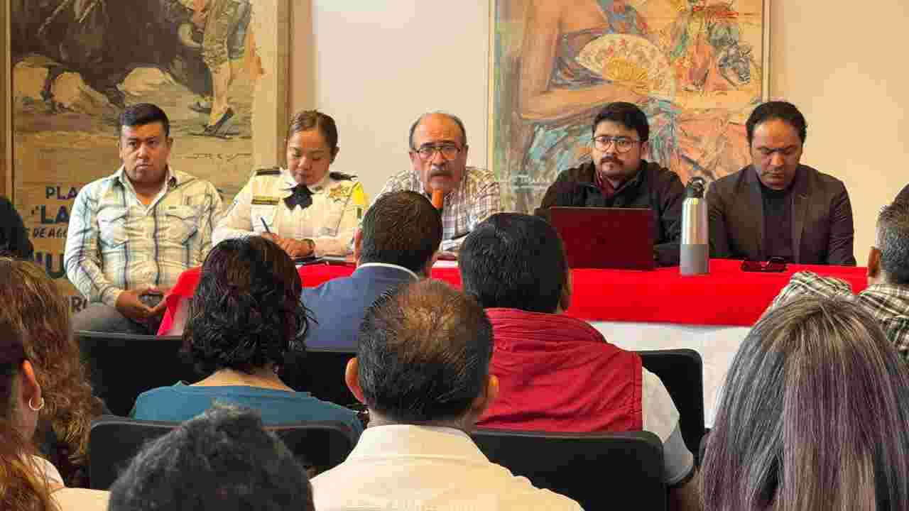 Huamantla mantendrá para 2026 el circuito tradicional de la Huamantlada tras diálogo con vecinos
