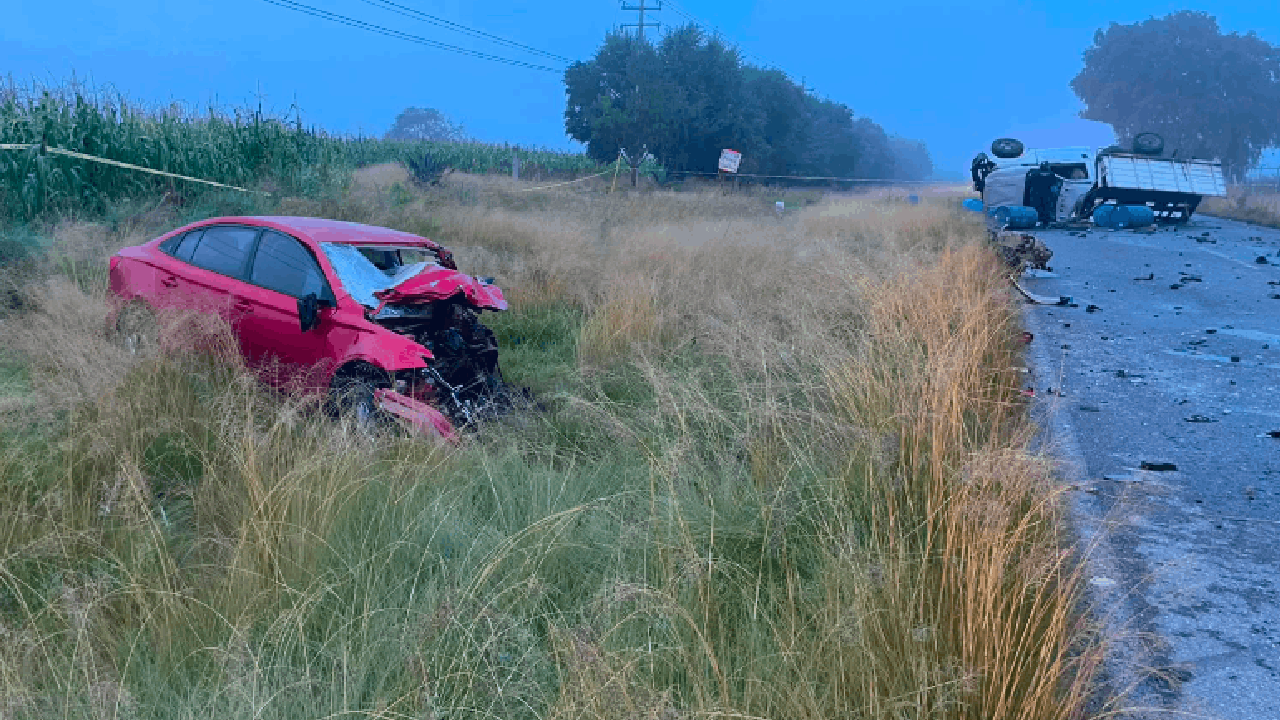 Accidente vehicular deja una persona sin vida en carretera Huamantla–San José Xicohténcatl