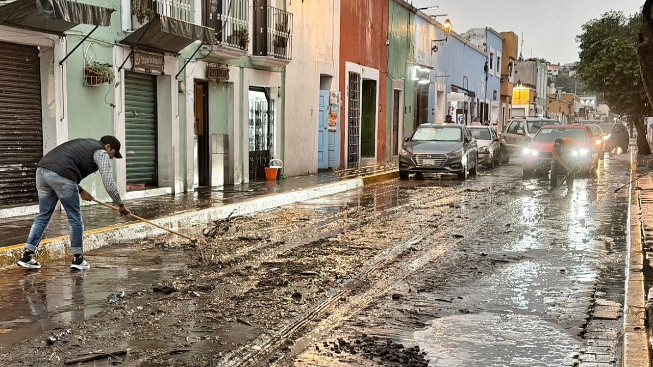 Ayuntamiento de Tlaxcala despliega brigadas ante lluvia con granizo y pide extremar precauciones
