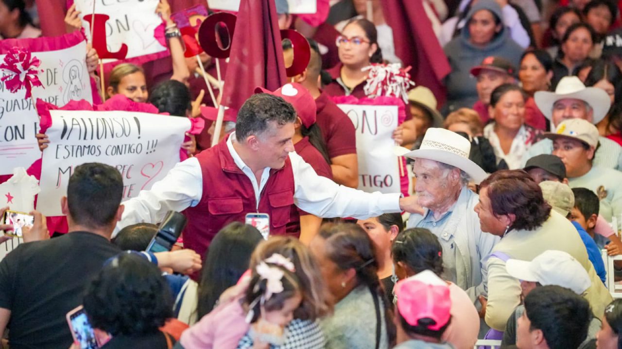 Cada vez más tlaxcaltecas con Alfonso Sánchez en defensa de la transformación