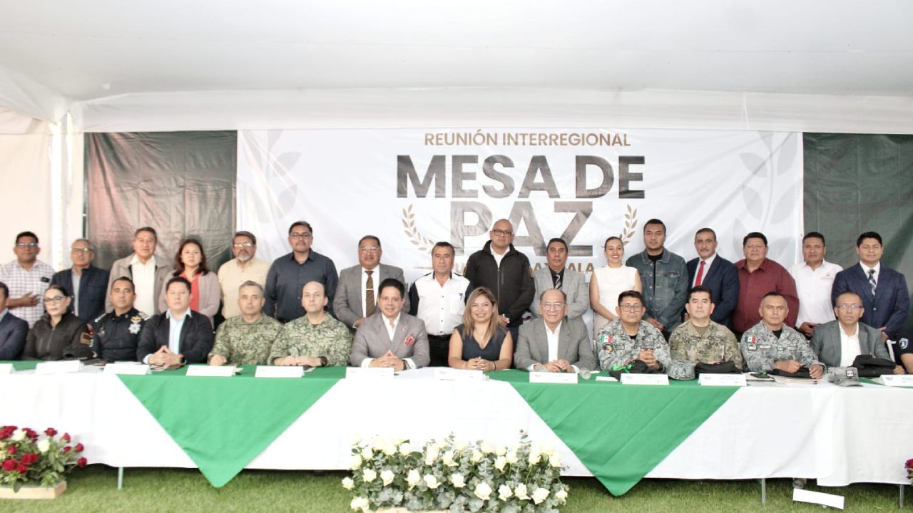 Se integra la capital a la mesa interregional de paz Puebla-Tlaxcala