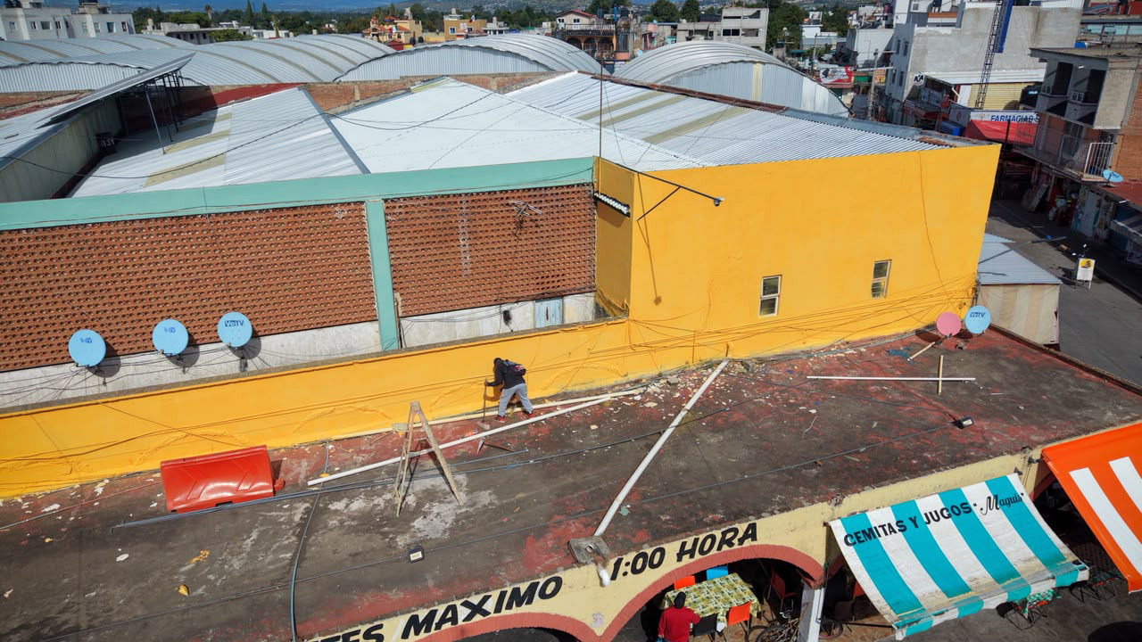 Gobierno de Zacatelco continúa con el embellecimiento de espacios públicos