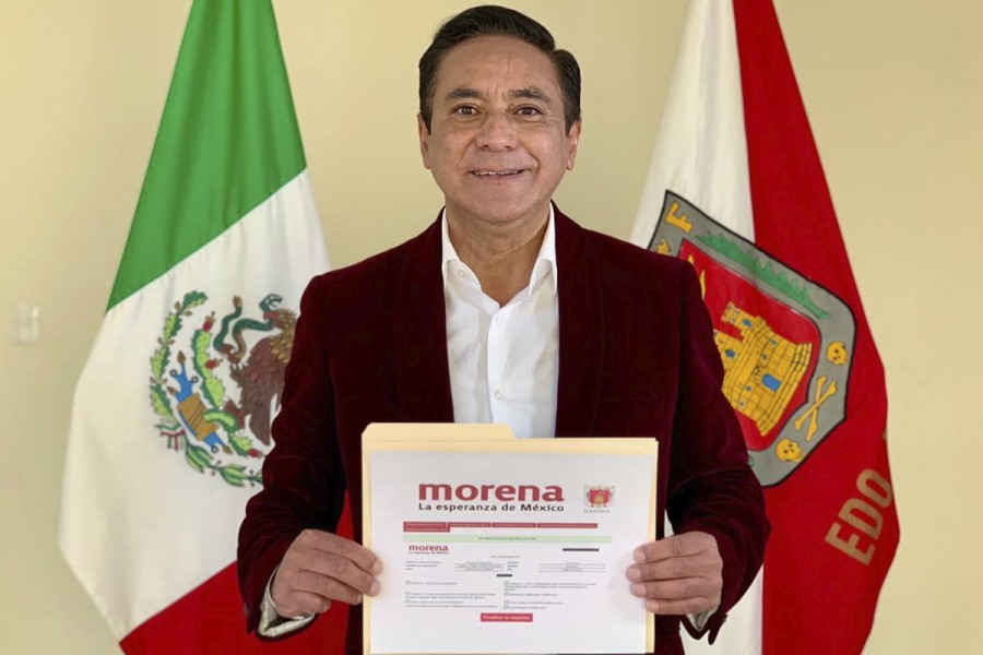 Jorge Corichi se registró en MORENA en busca de la candidatura a la presidencia municipal de Tlaxcala capital
