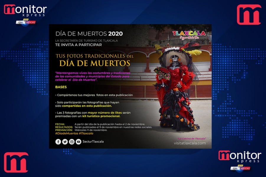 Invita SECTURE a concursos virtuales de turismo y "Día de Muertos" @GobTlaxcala