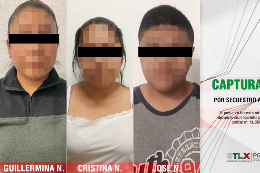 Capturan procuraduría de Tlaxcala, fiscalía de Puebla y CONASE a 3 personas involucradas en el secuestro de un vendedor de ropa americana