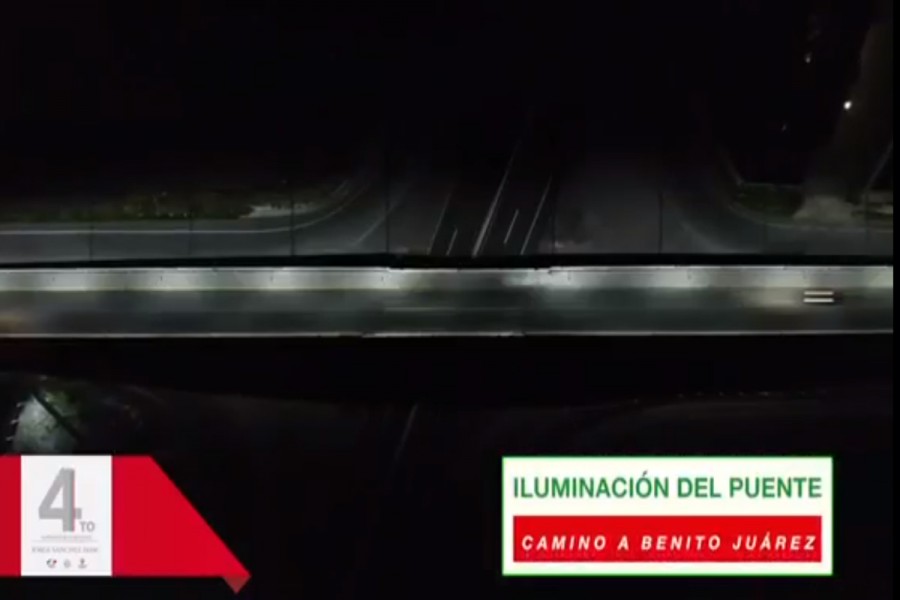 Rehabilitación del parque de Ignacio Zaragoza con nueva iluminación Cuarto Informe Huamantla Jorge Sánchez Jasso