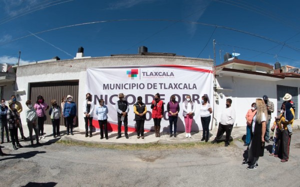 Cumplen Ávalos Zempoalteca y Garrido Cruz compromisos en Colonia Volcanes #Tlaxcala
