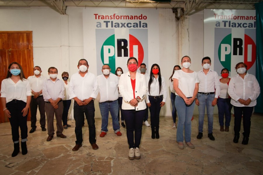 Se registra Anabel Alvarado como candidata del PRI a la presidencia municipal de Tlaxcala