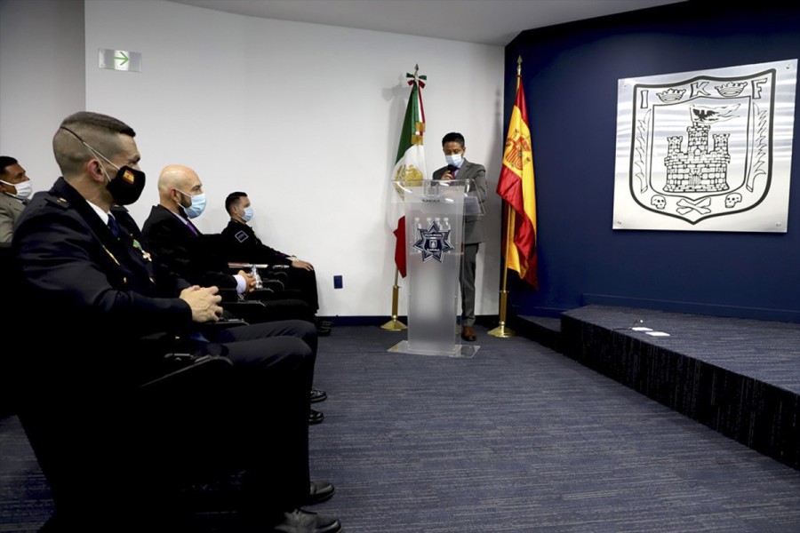 La SSC y la embajada de ESPAÑA en MÉXICO realizan curso en “técnicas y tácticas de combate aplicadas a la intervención policial”