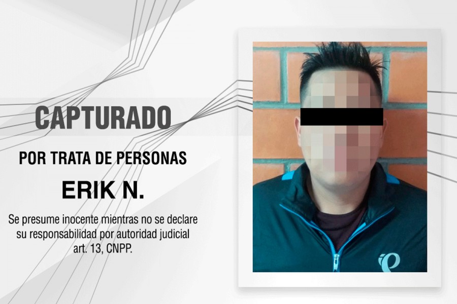 Capturan procuraduría de Tlaxcala y fiscalía de Guanajuato a imputado por trata de personas