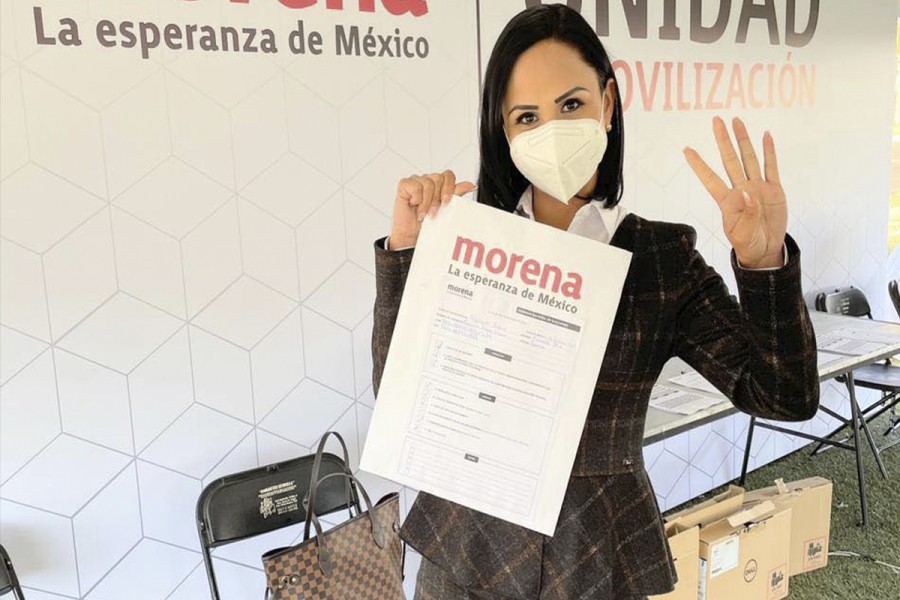Se registra Liliana Becerril como precandidata al segundo distrito federal electoral por Morena