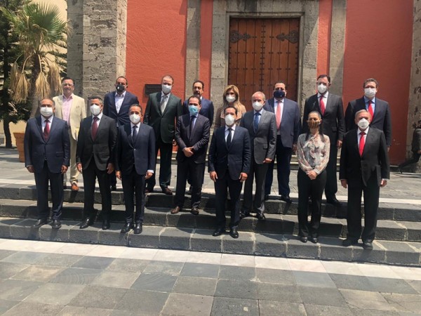 Marco Mena y conago se reúnen con secretario de hacienda por condiciones financieras ante covid-19