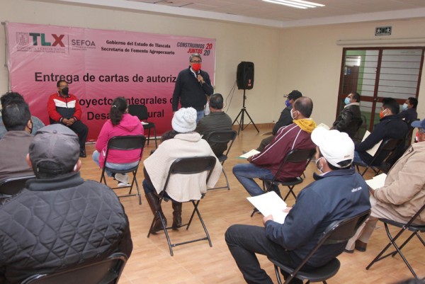 Invierte SEFOA 6.8 mdp en proyectos integrales de desarrollo rural @GobTlaxcala