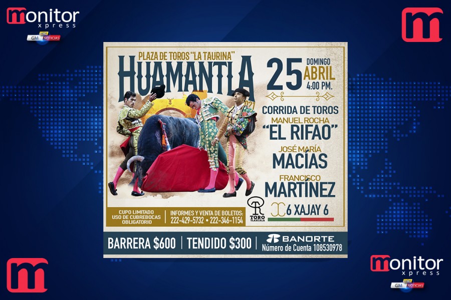 Toro Tlaxcala presenta temporada taurina en Huamantla