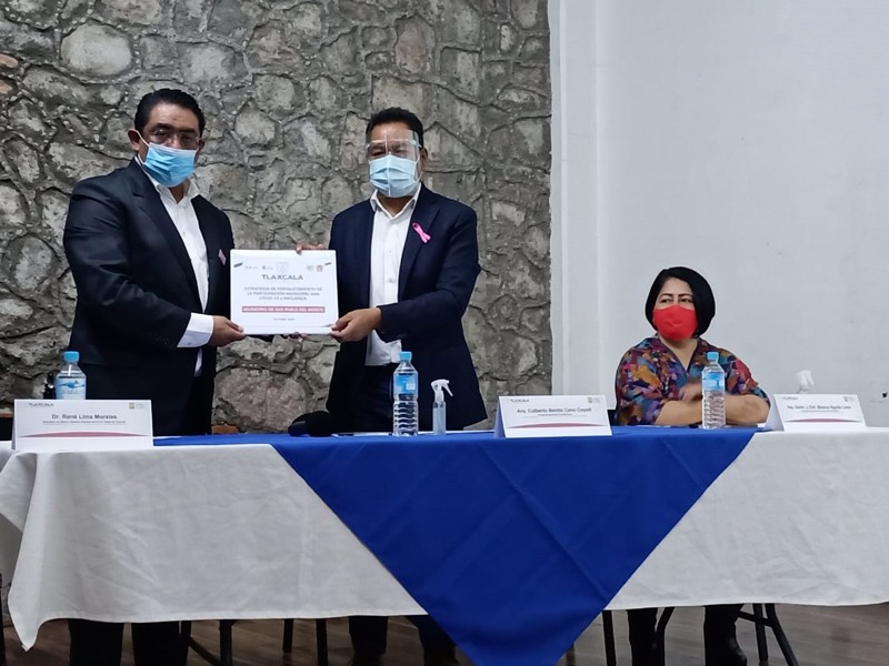 Presenta SESA estrategia de “Fortalecimiento ante Covid-19 e Influenza” en San Pablo del Monte