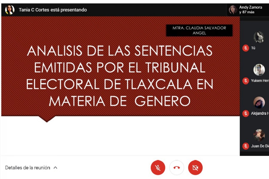 El TET, con sus sentencias, ha contribuido a la paridad de género en Tlaxcala: Claudia Salvador